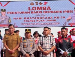 PANDI WIDIARTO HADIRI PEMBUKAAN LOMBA PBB HARI BHAYANGKARA KE-79